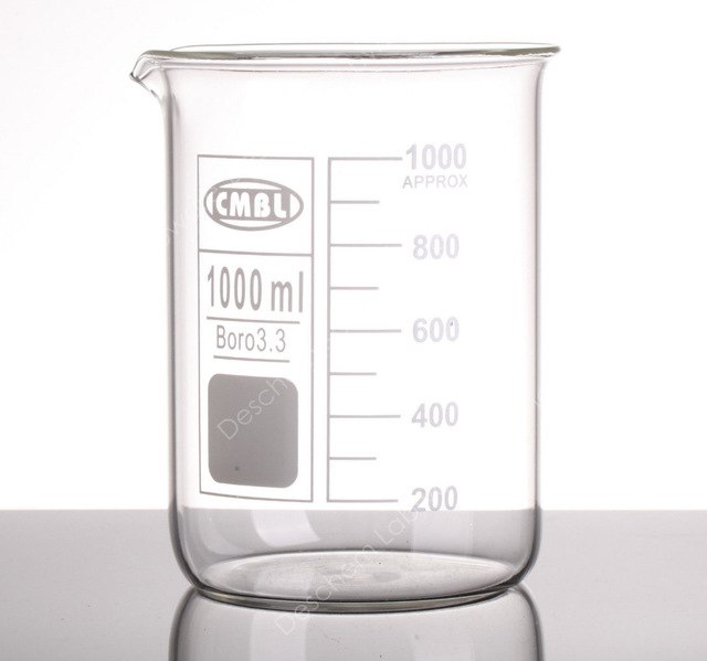 Bécher forme haute en verre - 1000 ml